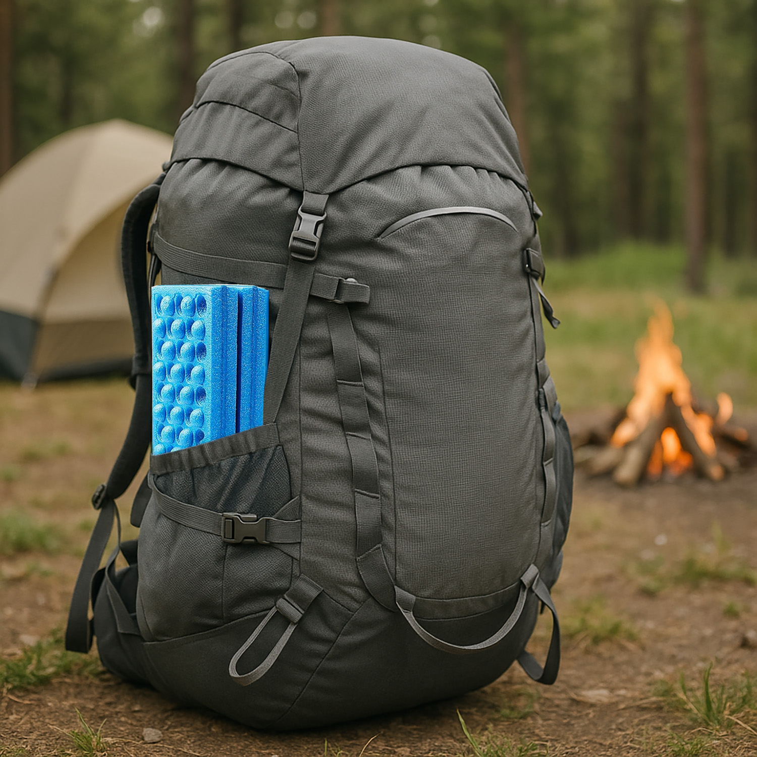 Pěnová Podložka Skladaci Na Sezení Karimatka Turistická Voděodolná Kempingová Izolační Turistický sedák - Obrázek 7