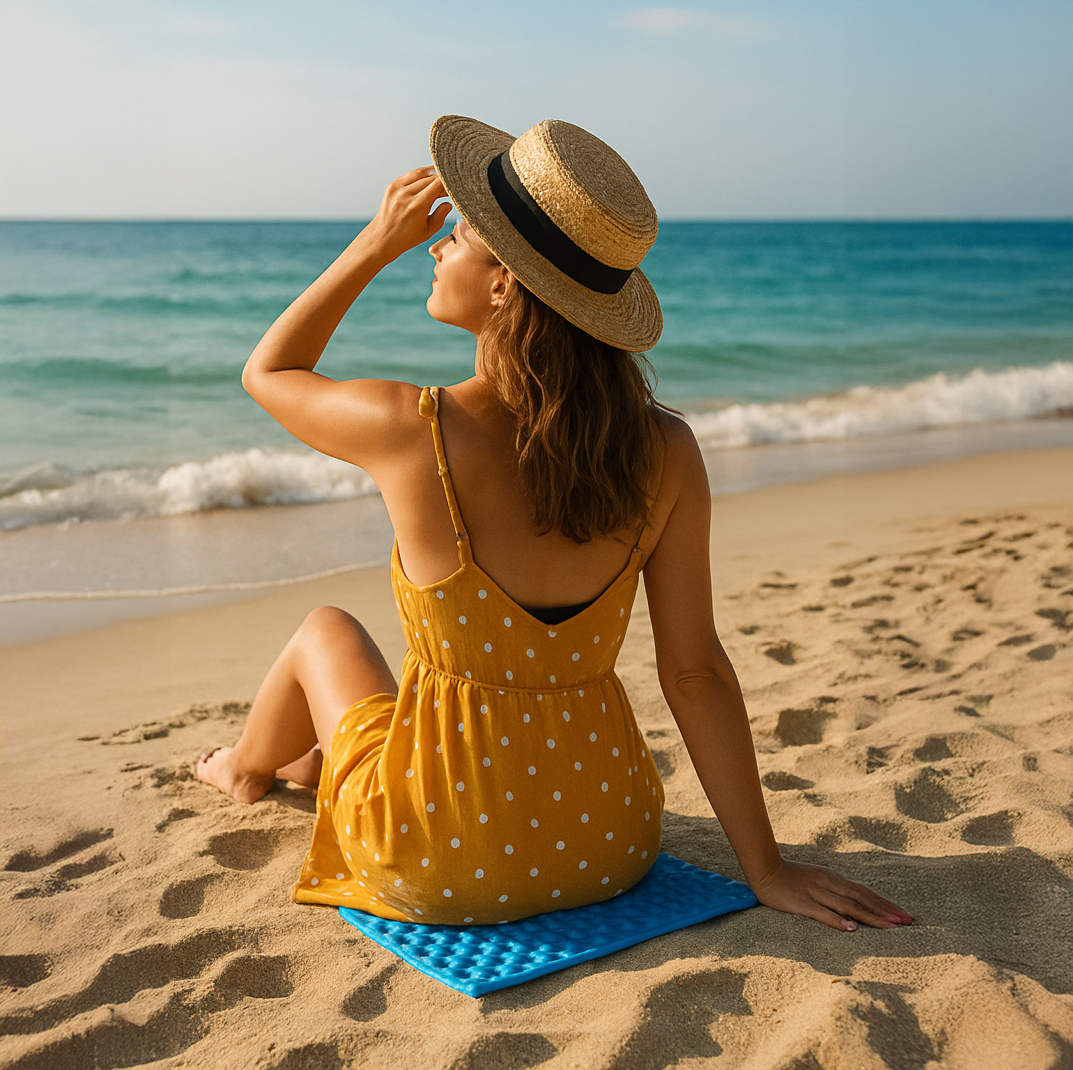 Pěnová Podložka Skladaci Na Sezení Karimatka Turistická Voděodolná Kempingová Izolační Turistický sedák - Obrázek 3