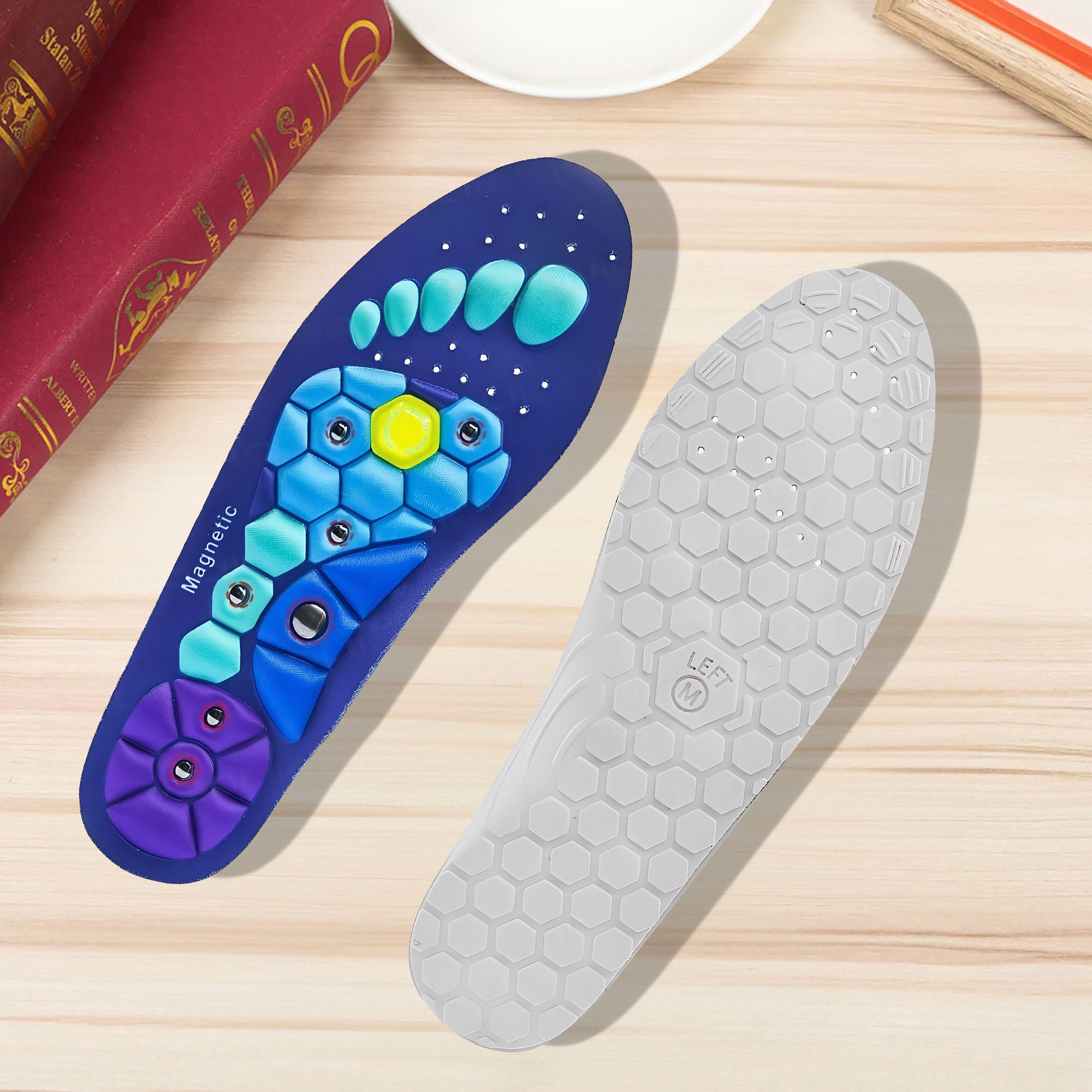 Magnetické Ortopedické Vložky Do Bot Masážní Akupresurní S Magnety Proti Bolesti Nohou - Obrázek 9